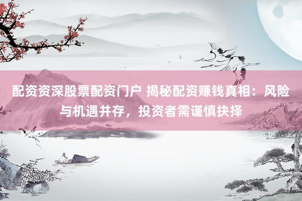 配资资深股票配资门户 揭秘配资赚钱真相:风险与机遇并存,投资者需谨慎抉择
